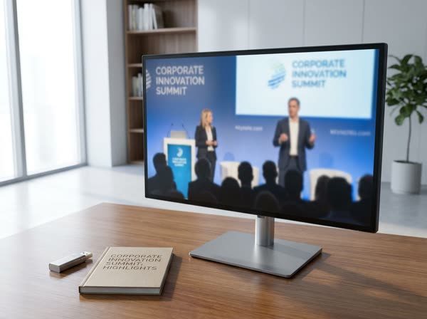 Material entregado: video en pantalla y libro de highlights