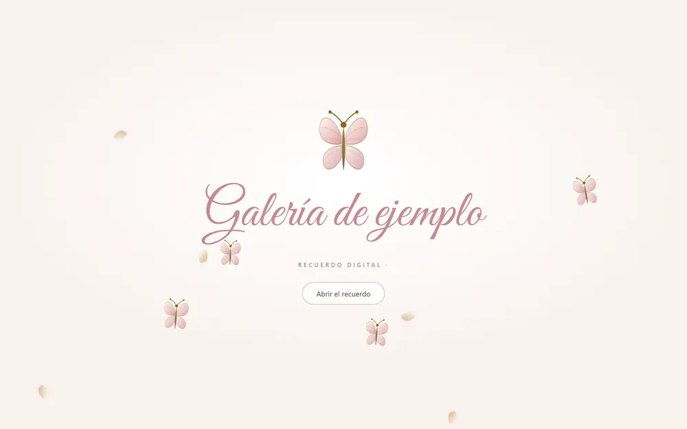 Portada de la plantilla Papel y Mariposas
